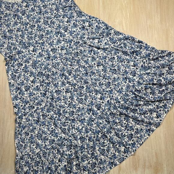 Tommy Hilfiger Floral Print Midi Casual Summer Preppy Coastal T-Shirt Dress XL - Picture 9 of 16